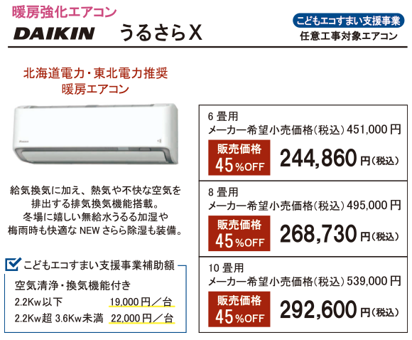 DAIKIN うるさらX